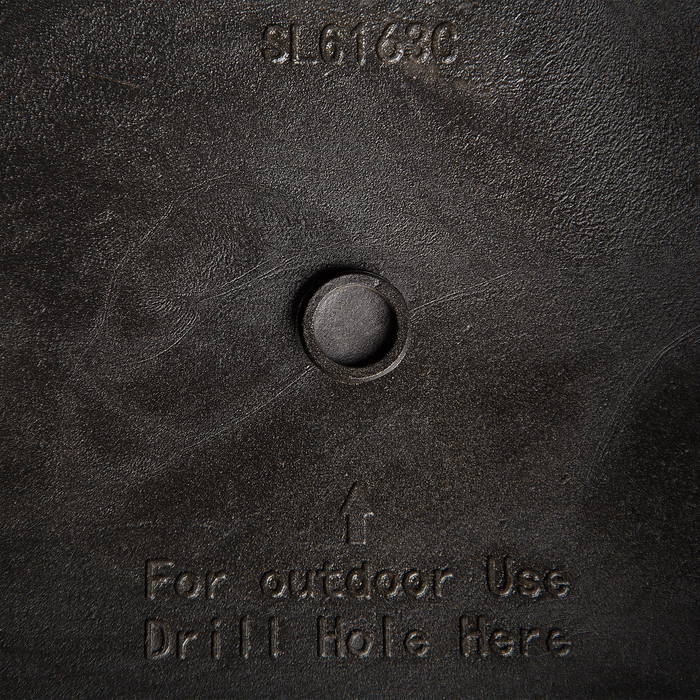 Beliani - CROTON - Bloempot set van 2 - Lichtgrijs - 43 cm - Stenenmix