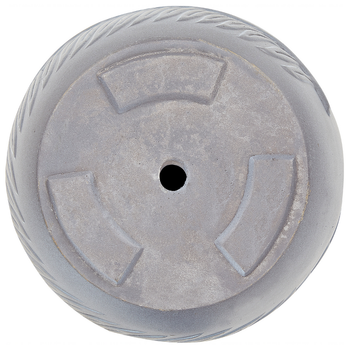 Beliani - FTERO - Bloempot - Grijs - 42 x 42 x 40 cm - Kleivezel