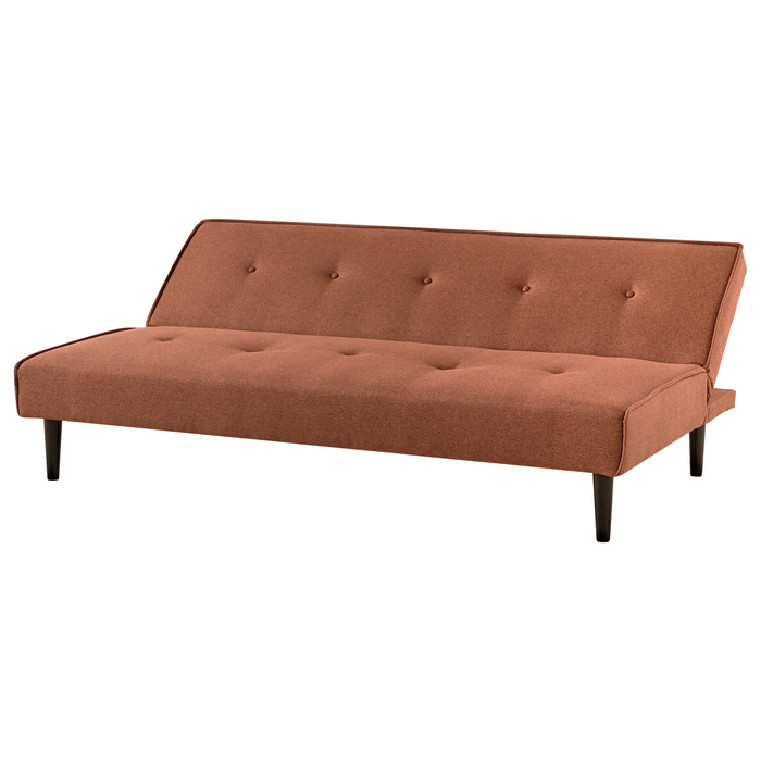 Beliani - VISBY - Slaapbank 3-zits - Goudbruin - Polyester