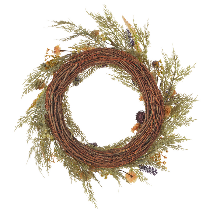 Beliani - CAMRUN - Krans - Groen - 45 cm - Synthetisch