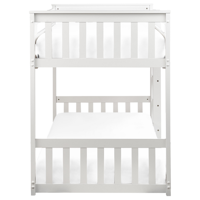 Beliani - LAZER - Kinderbed - Wit - 90 x 200 cm - Hout