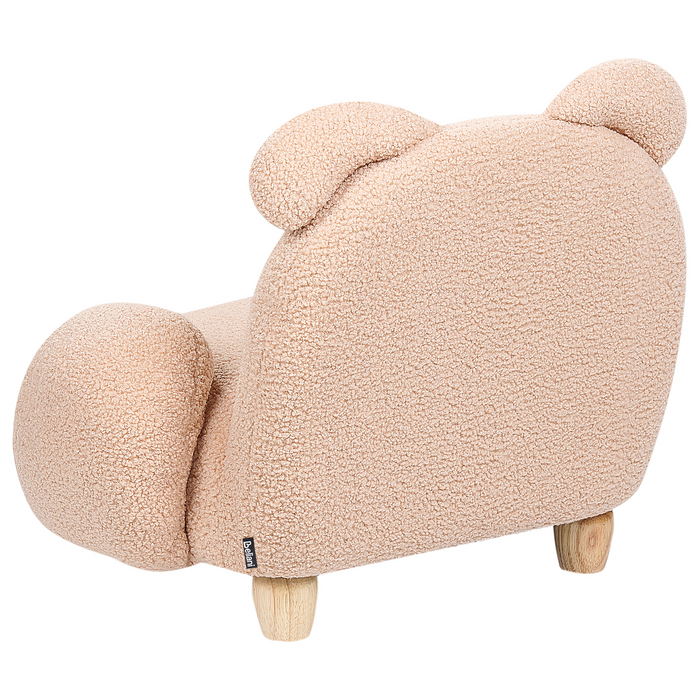Beliani - KANNA - Kinderstoel - Beige - Nepbont