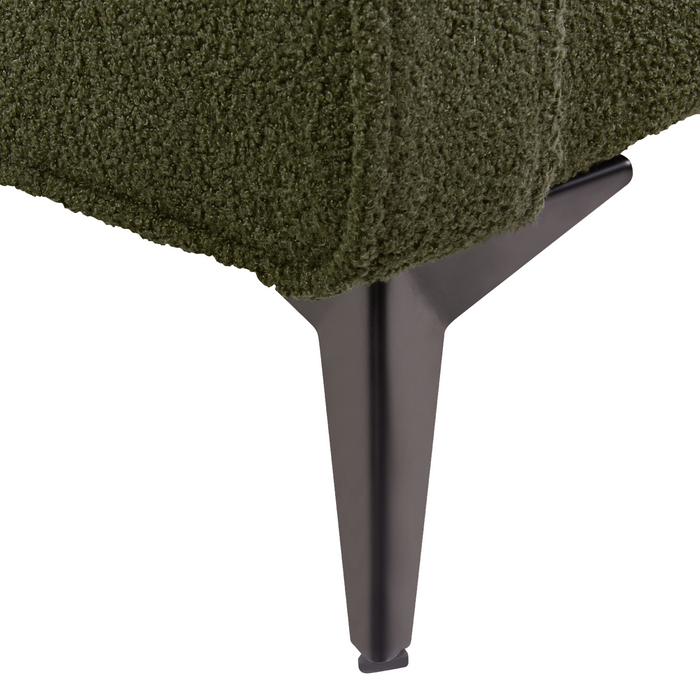 Beliani - VALOGNES - Bed - Donkergroen - 160 x 200 cm - Bouclé