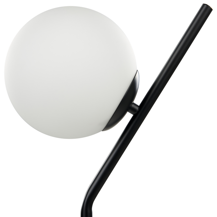 Beliani - WAPITI - Tafellamp - Zwart - Glas