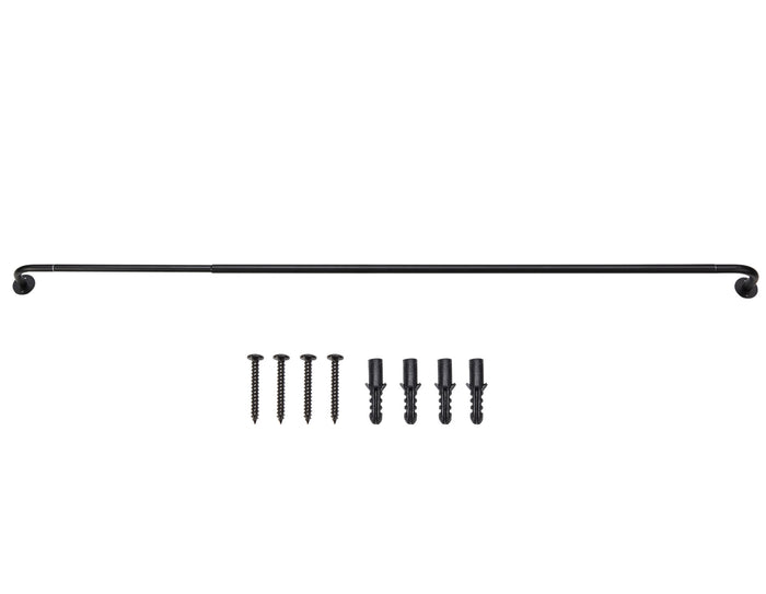 ACAZA Gordijnroede Zwart