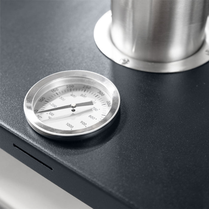 Buitenkado Pizzaoven Grijs - 69x40x44cm - Houtgestookt