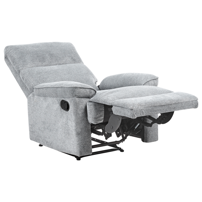 Beliani - EVERTON - TV-fauteuil - Grijs - Polyester