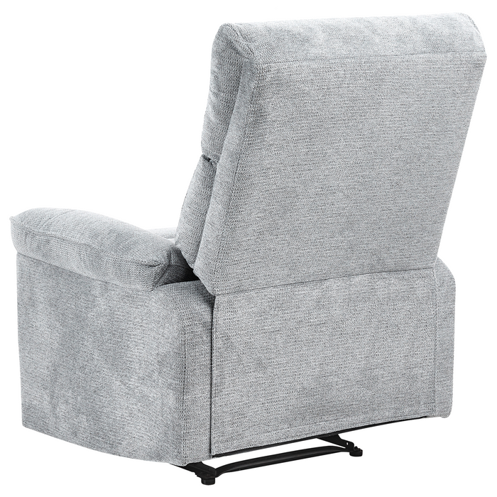 Beliani - EVERTON - TV-fauteuil - Grijs - Polyester