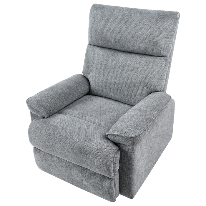 Beliani - EVERTON - TV-fauteuil - Grijs - Polyester