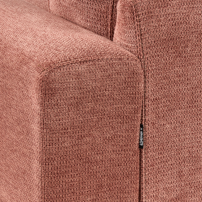 Beliani - MALOY - Hoekbank - Rood - Linkszijdig - Polyester