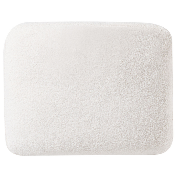 Beliani - OSLO - Hoekbank - Wit - Linkerzijde - Bouclé