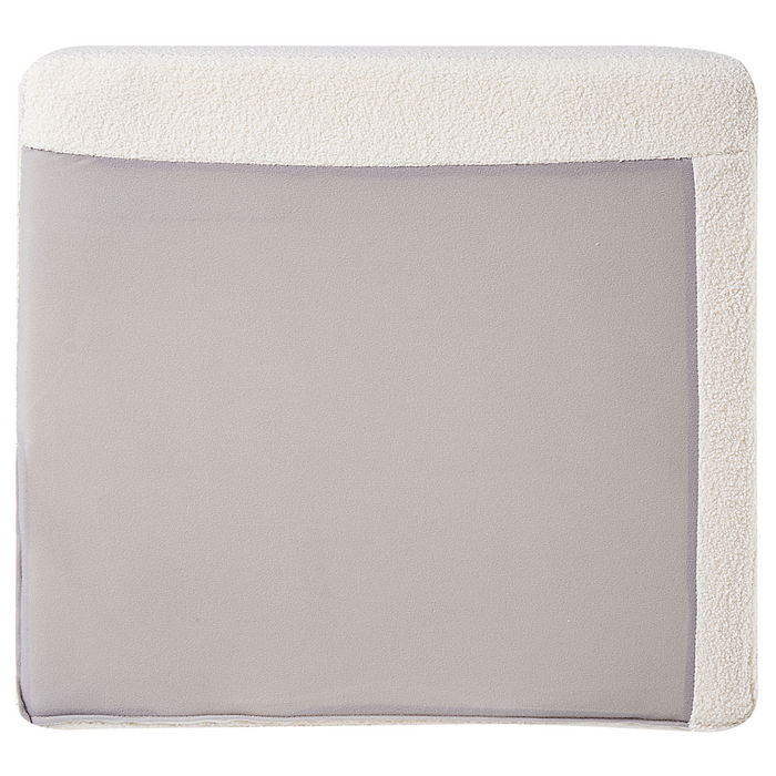 Beliani - OSLO - Hoekbank - Wit - Linkerzijde - Bouclé