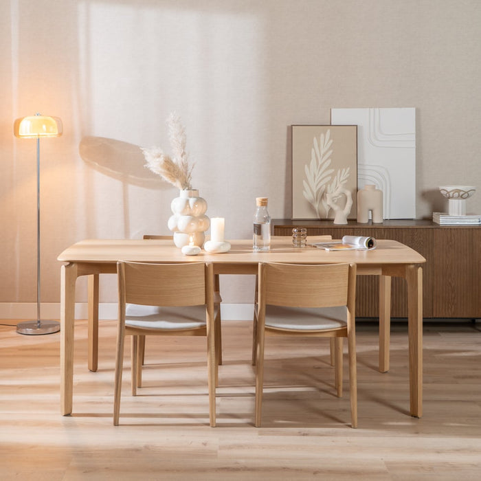 Bronx71 Scandinavische eettafel Cala naturel eiken 180 x 90 cm