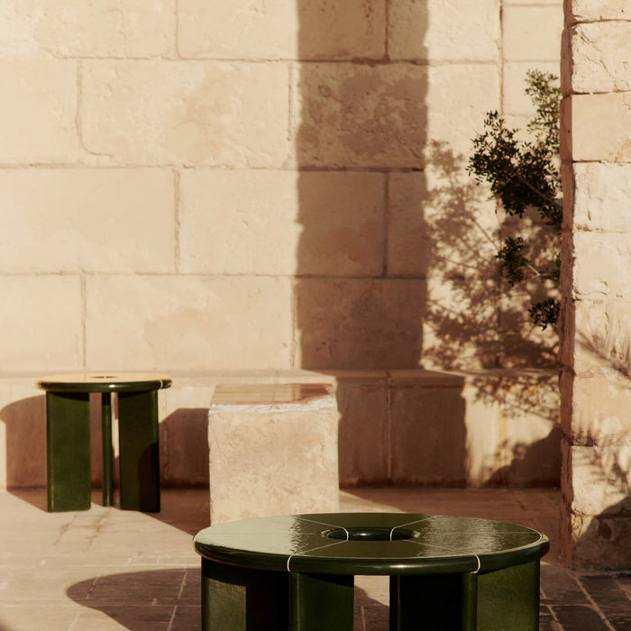 Ferm Living Deya Salontafel - Donkergroen