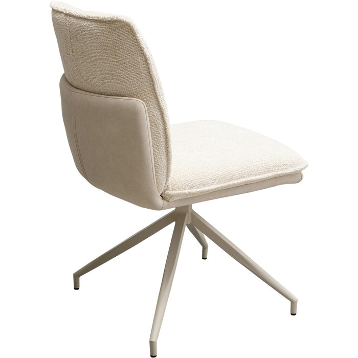 Kare Design Hilla draaistoel - creme