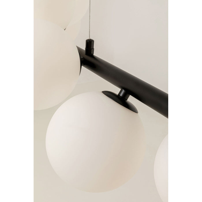 Hanglamp Scala Balls 150cm zwart en wit Kare Design