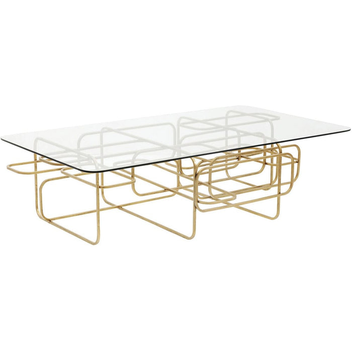 Kare Design Meander Salontafel - Goud