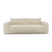 Express slaapbank dunlopillo fluweel met crèmepatroon 160cm
