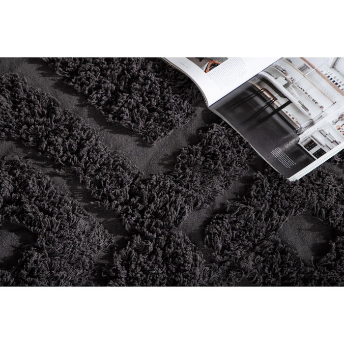 Svea - Matteo vloerkleed - 250 x 350 cm - donkergrijs