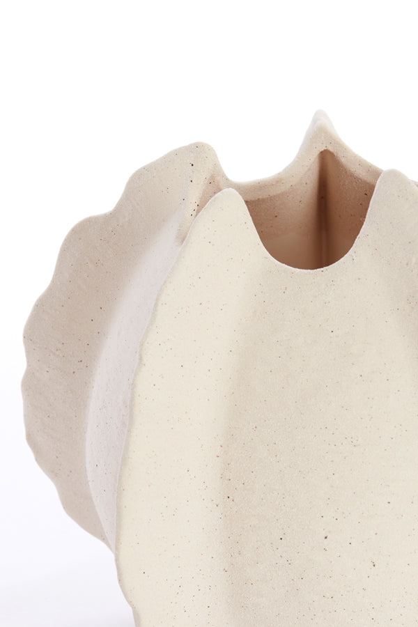 Light&living Vaas deco 26,5x26x23 cm KELAPA keramiek crème