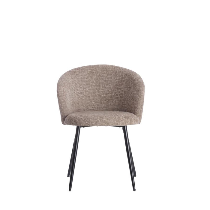 Light & Living Radaja eetkamerstoel - taupe|zwart