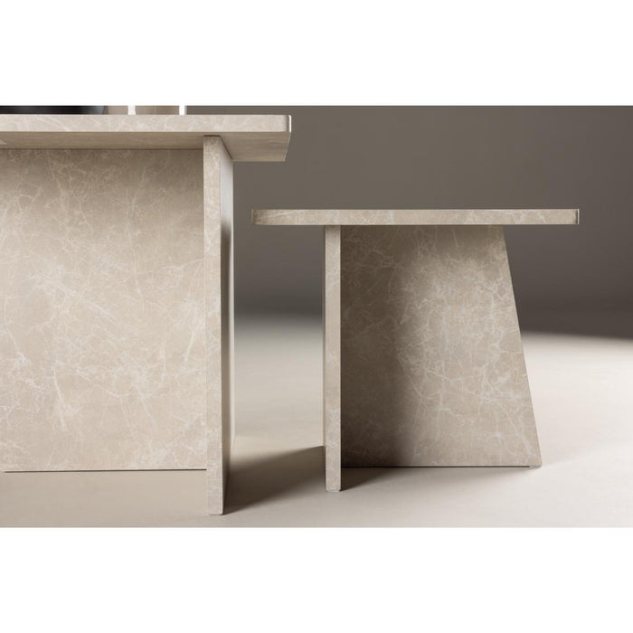 Svea - Matilde salontafel - set van 2 - marmerlook