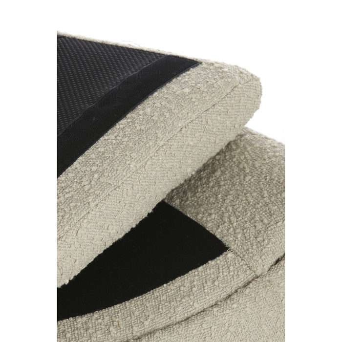 Light & Living Light&living Poef 60x46x46 cm NAFYA bouclé taupe