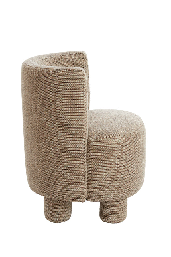 Light & Living Light&living Stoel 65x65x78 cm KAMOVA bruin-crème