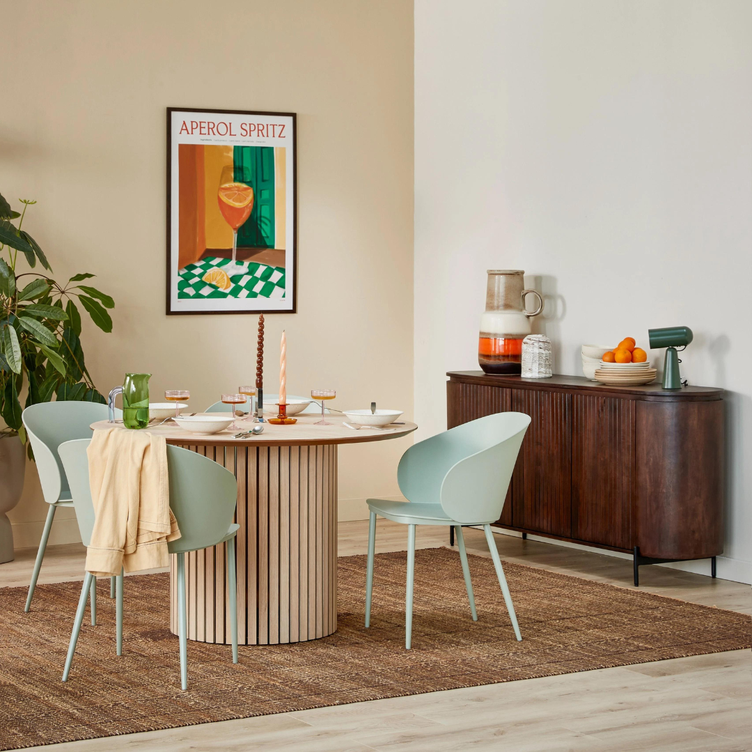 Ronde eethoek: Styling inspiratie en praktische tips