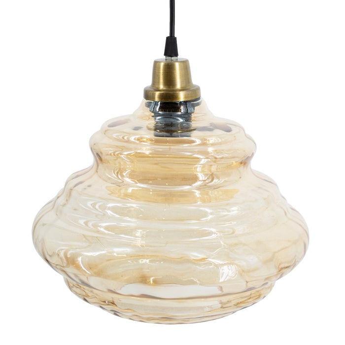 Hanglamp Eetkamer Woonkamer Slaapkamer - Vintage - Goud - 30 cm