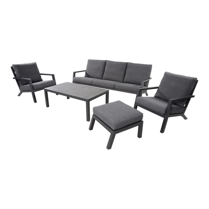 Lesli Living Loungebank Down Town - grijs