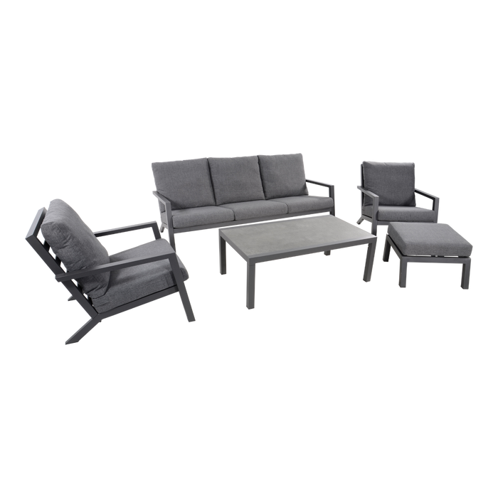 Lesli Living Loungebank Down Town - grijs