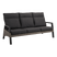 Lesli Living Loungebank Treviso Brick - grijs