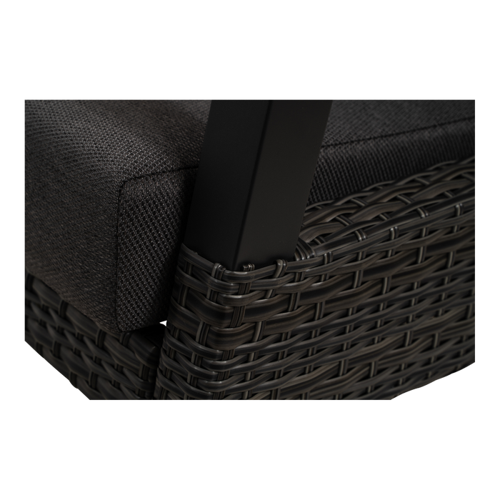 Lesli Living Loungestoel Treviso Forte - zwart