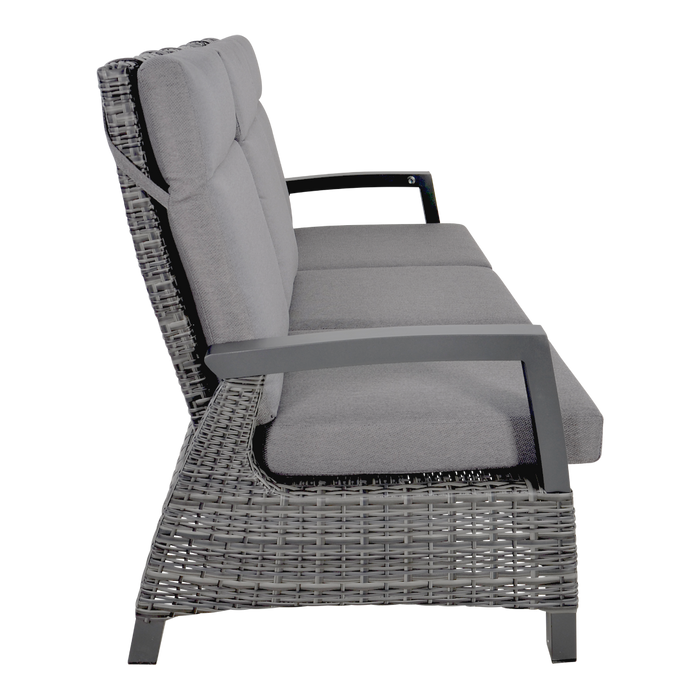 Lesli Living Loungebank Prato Forte - antraciet