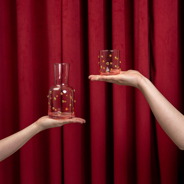 Kare Design Party Waterglazen harten 4st