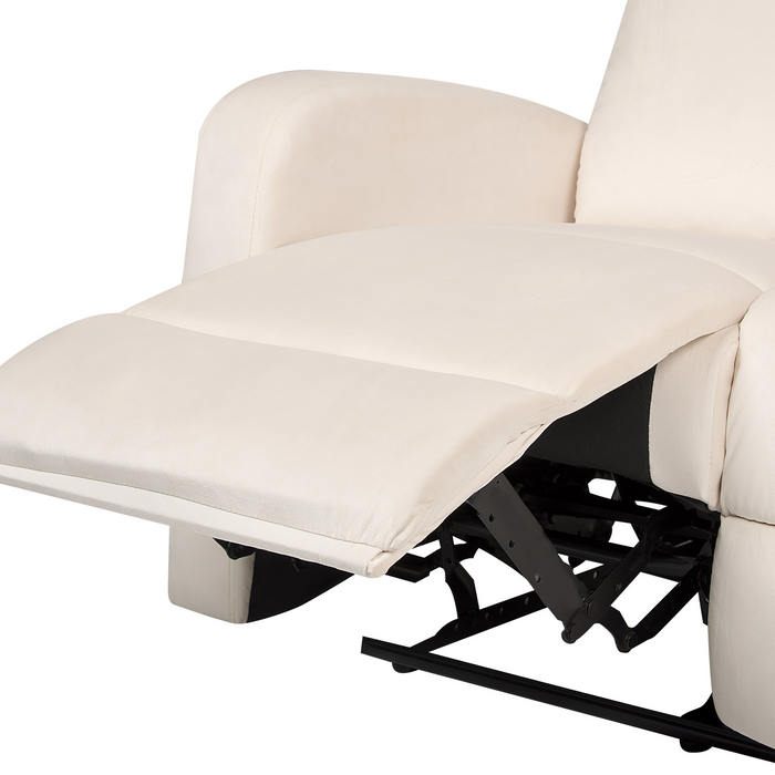 Beliani - VERDAL - Tweezitsbank elektrisch - Off-white - Fluweel