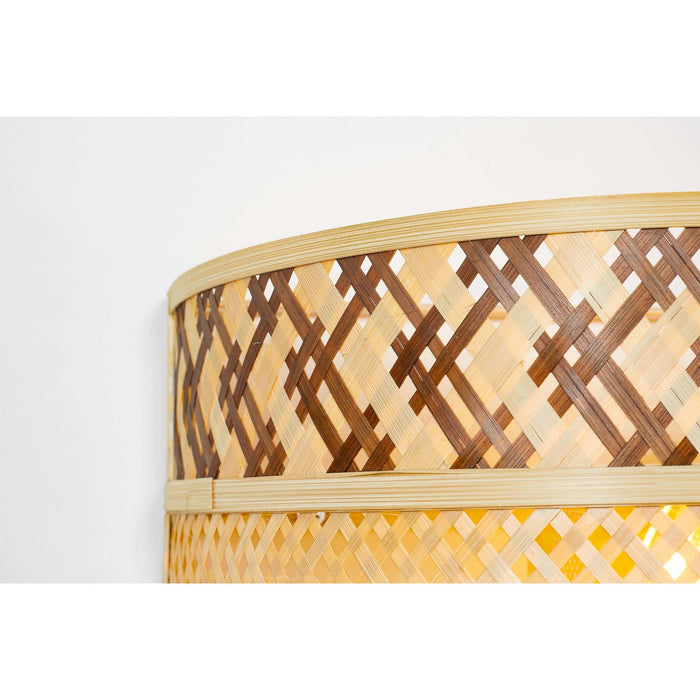 GOOD&MOJO Wandlamp Langkawi - Naturel - Ø32cm