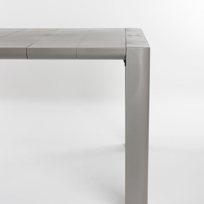 Housecraft Living Alban Tuintafel Rechthoekig 220x100 cm Metaal Grijs