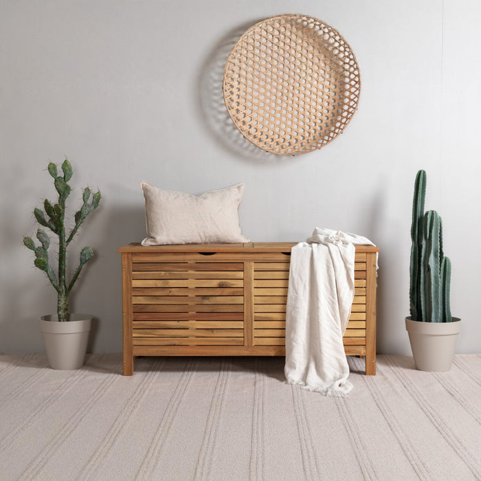 Fjôrd - Kussenbox Naturel 130cm - Acaciahout - Marion