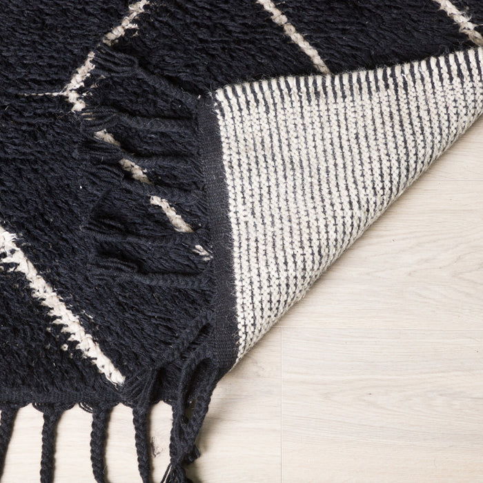 Fjôrd - Vloerkleed Zwart - 200x300cm - David