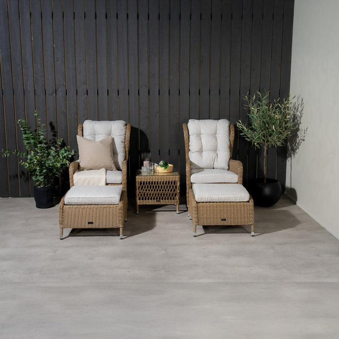 Fjôrd - Loungeset Naturel|Zand - Washington