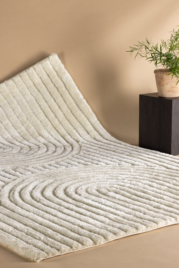 Fjôrd - Vloerkleed Wit - 290x200cm - Niklas