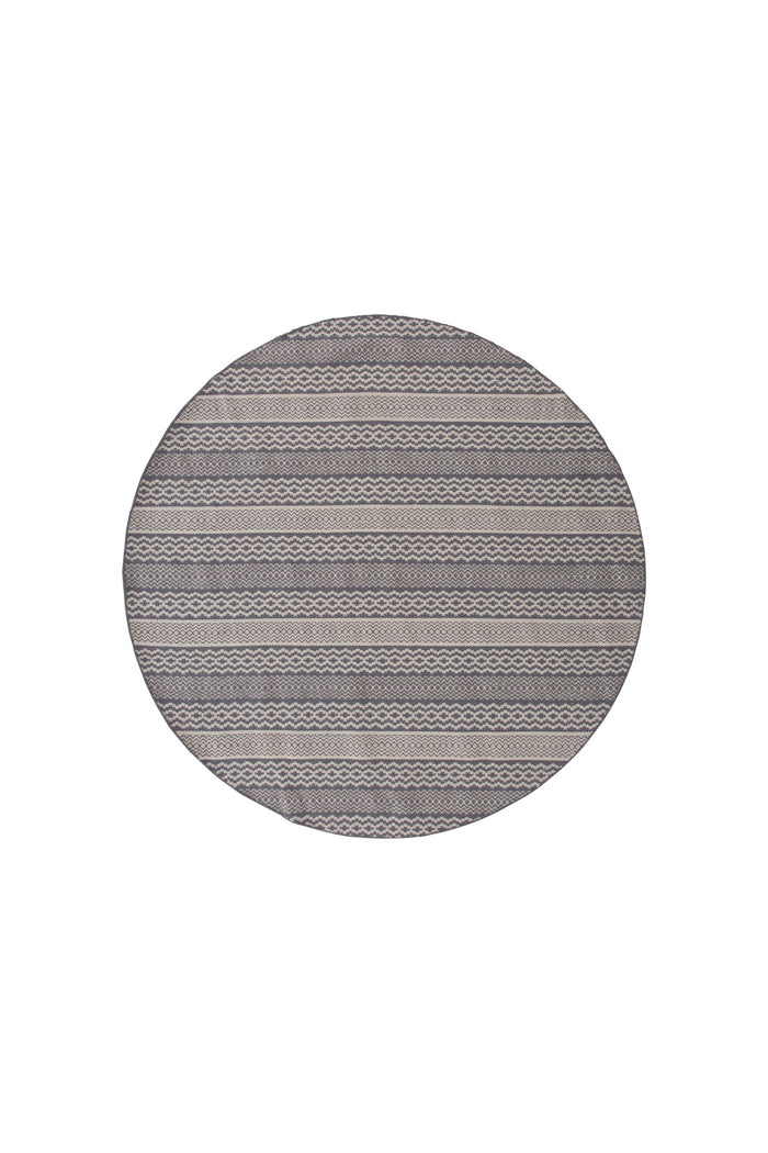 Fjôrd - Vloerkleed Lichtgrijs - Ø200cm - Sishu