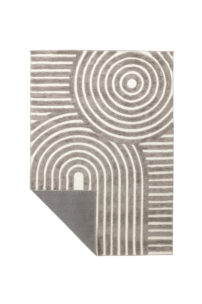 Fjôrd - Vloerkleed Grijs|Wit - 290x200cm - Nikita