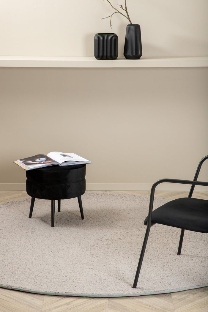 Fjôrd - Vloerkleed Grijs - Ø200cm - Teddy