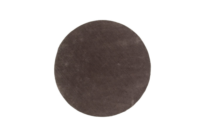 Fjôrd - Vloerkleed Donkergrijs - Ø200cm - Undra