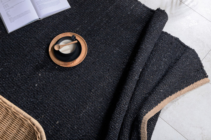 Fjôrd - Vloerkleed Zwart - 170x240cm - Kali