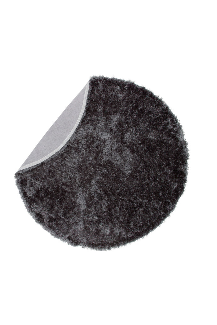 Fjôrd - Vloerkleed Donkergrijs - Ø200cm - Natta