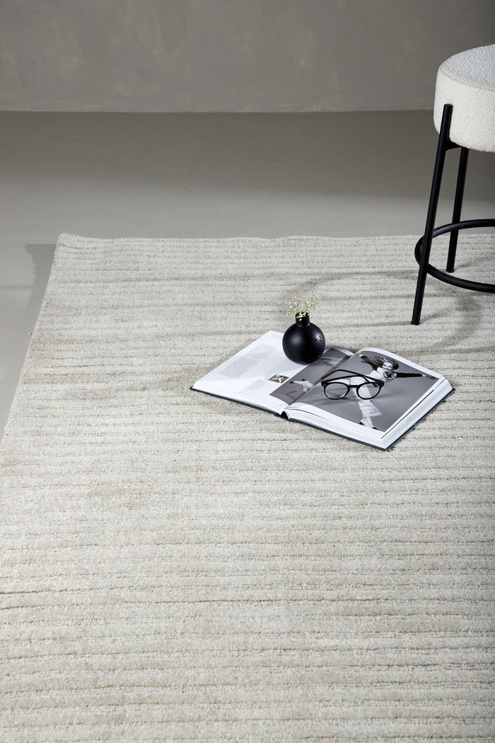 Fjôrd - Vloerkleed Lichtgrijs - 300x200cm - Milton